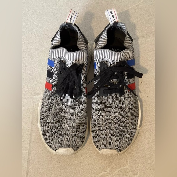 Adidas NMD R1 PK Tri color Sneakers Size 12 US Men - Picture 1 of 15